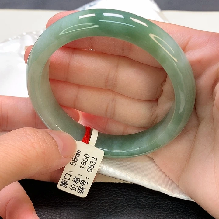 翡翠未镶嵌手镯手镯58