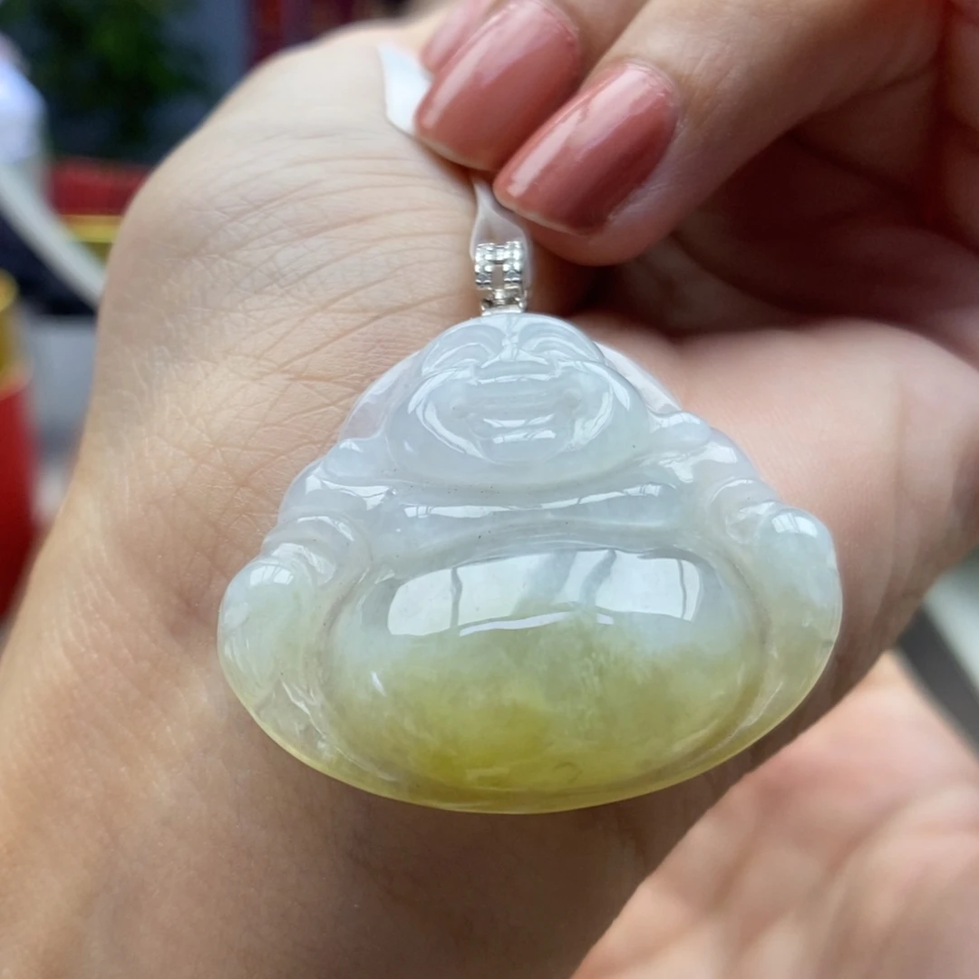 翡翠银S925镶嵌颈饰吊坠39