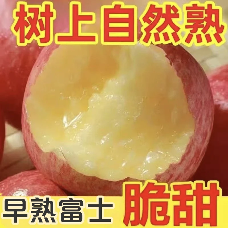 【永辉超市】陕西正宗早熟红富士苹果现摘脆甜多汁当季水果坏果包赔