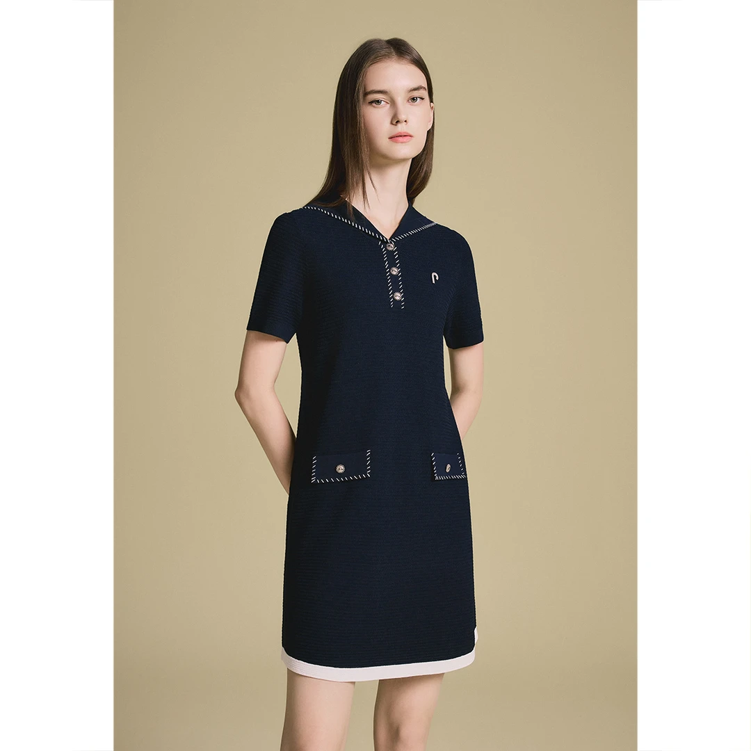 PSALTER诗篇 2025年夏季新款高级航海风连衣裙6C65206273