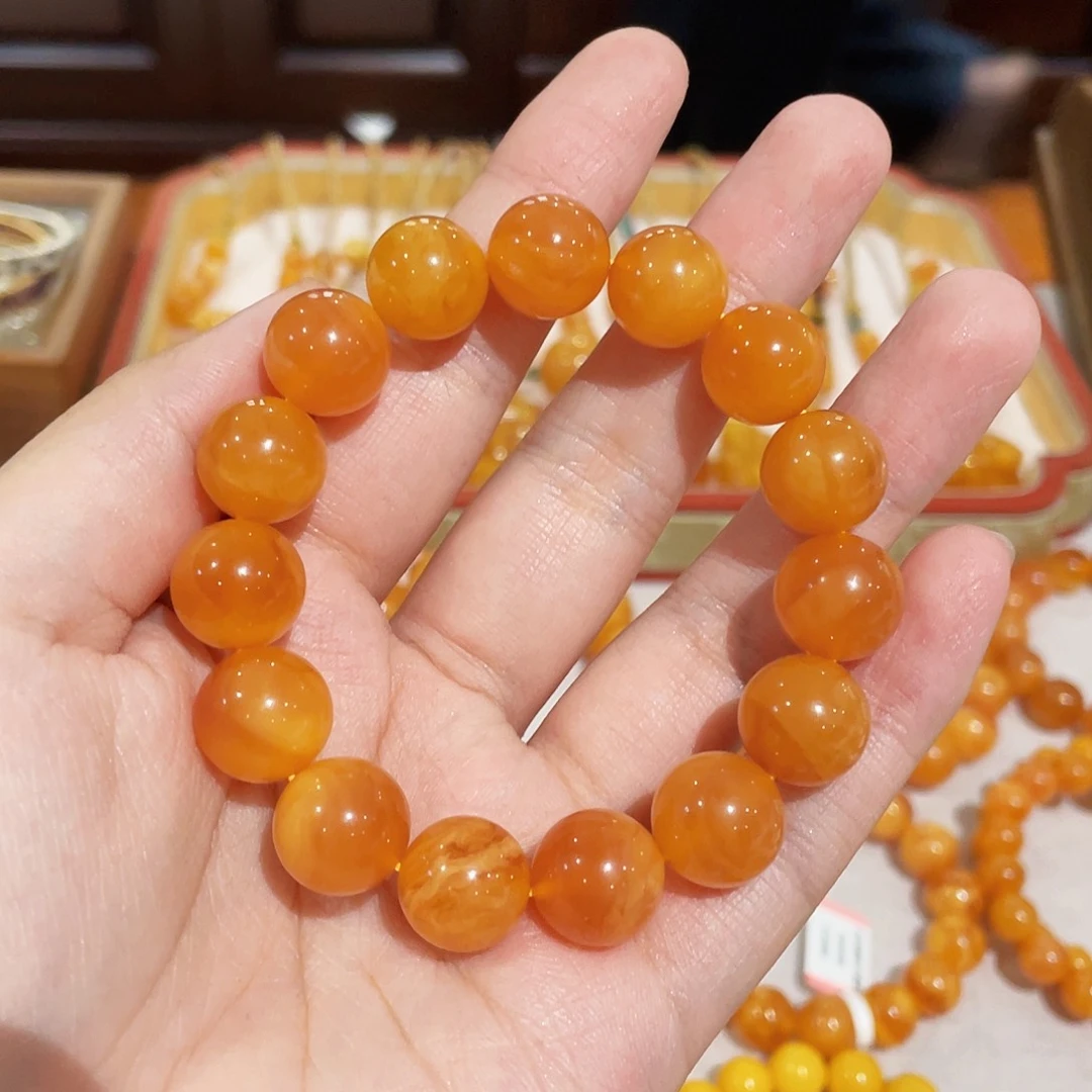 蜜蜡手链未镶嵌手串