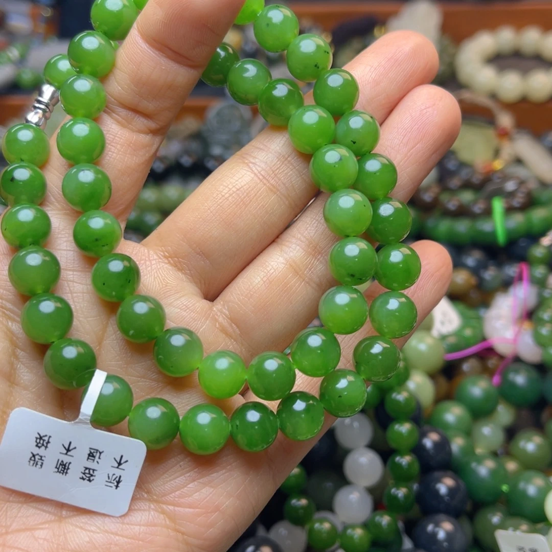 人***满和田玉未镶嵌手链