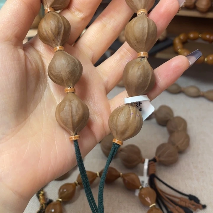 手串/手链橄榄核冰*❀梅林铁核19.24头货三面佛