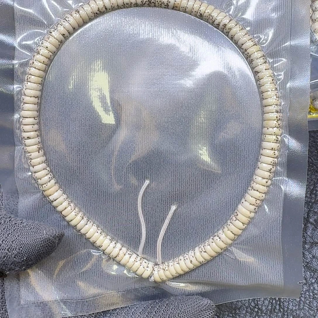 只***来星月菩提手串8*3原生态大留白药片