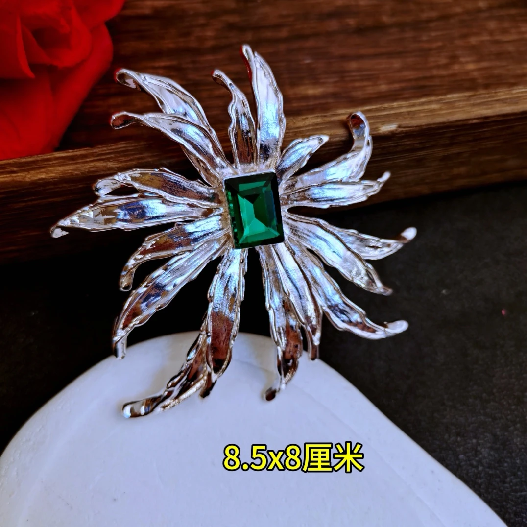 铜胸针 B78 欧式太阳花胸针外贸正货