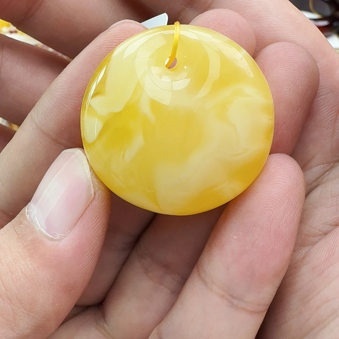 蜜蜡未镶嵌颈饰假一赔十2