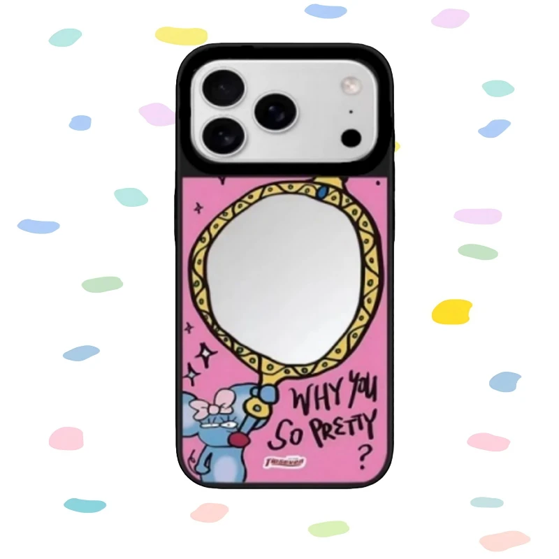 C家联名韩火火同款臭美猪猪手机壳适用iPhone苹果17promax手机壳