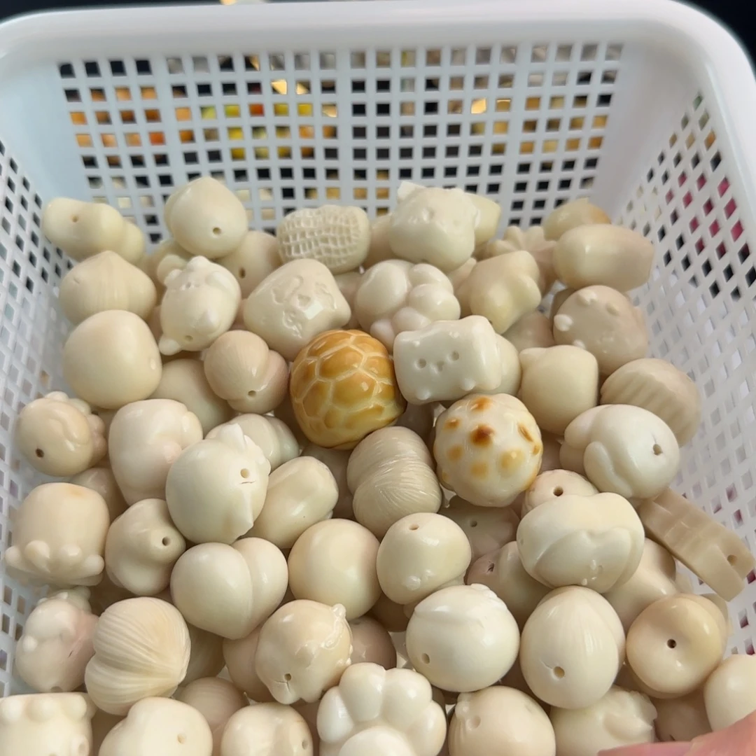 手串菩提根/象牙果微瑕牙果100颗批发不售后