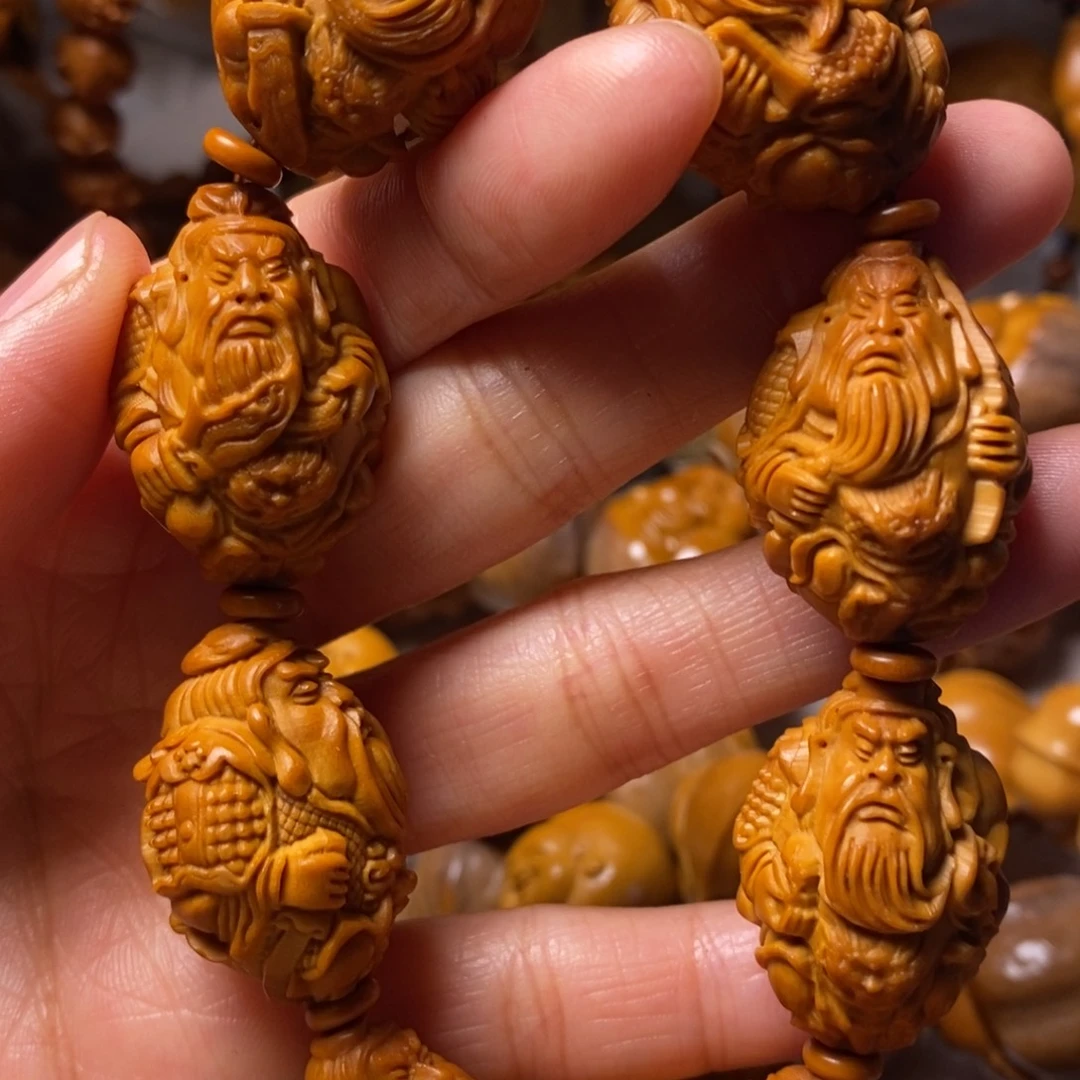 手串/手链橄榄核整身关公