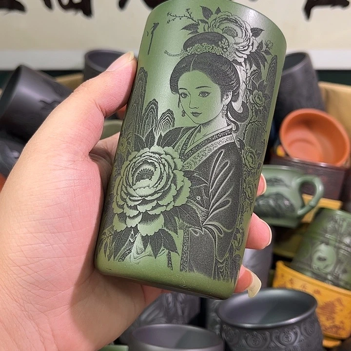 茶杯紫砂全手工紫砂主人杯