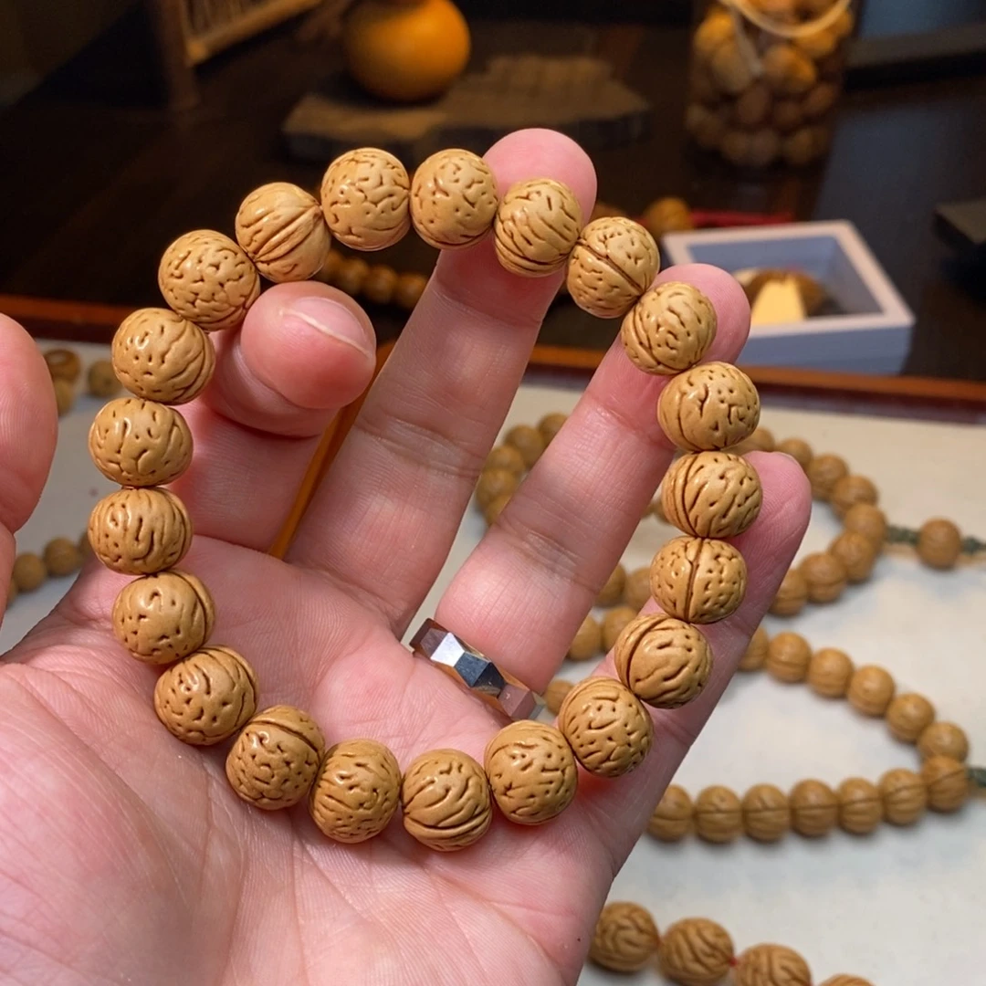 先***生桃核吊坠桃核手串【磐石】