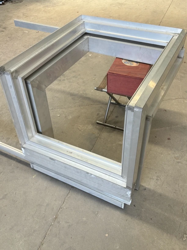 L型平移天窗，移动阳光房，采用焊接工艺，密封性好，防风防雨