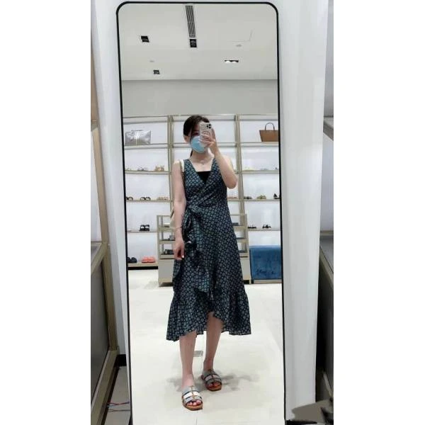 妃鱼/汤里柏琦/聚酯纤维/连衣裙/95新/s零七三一