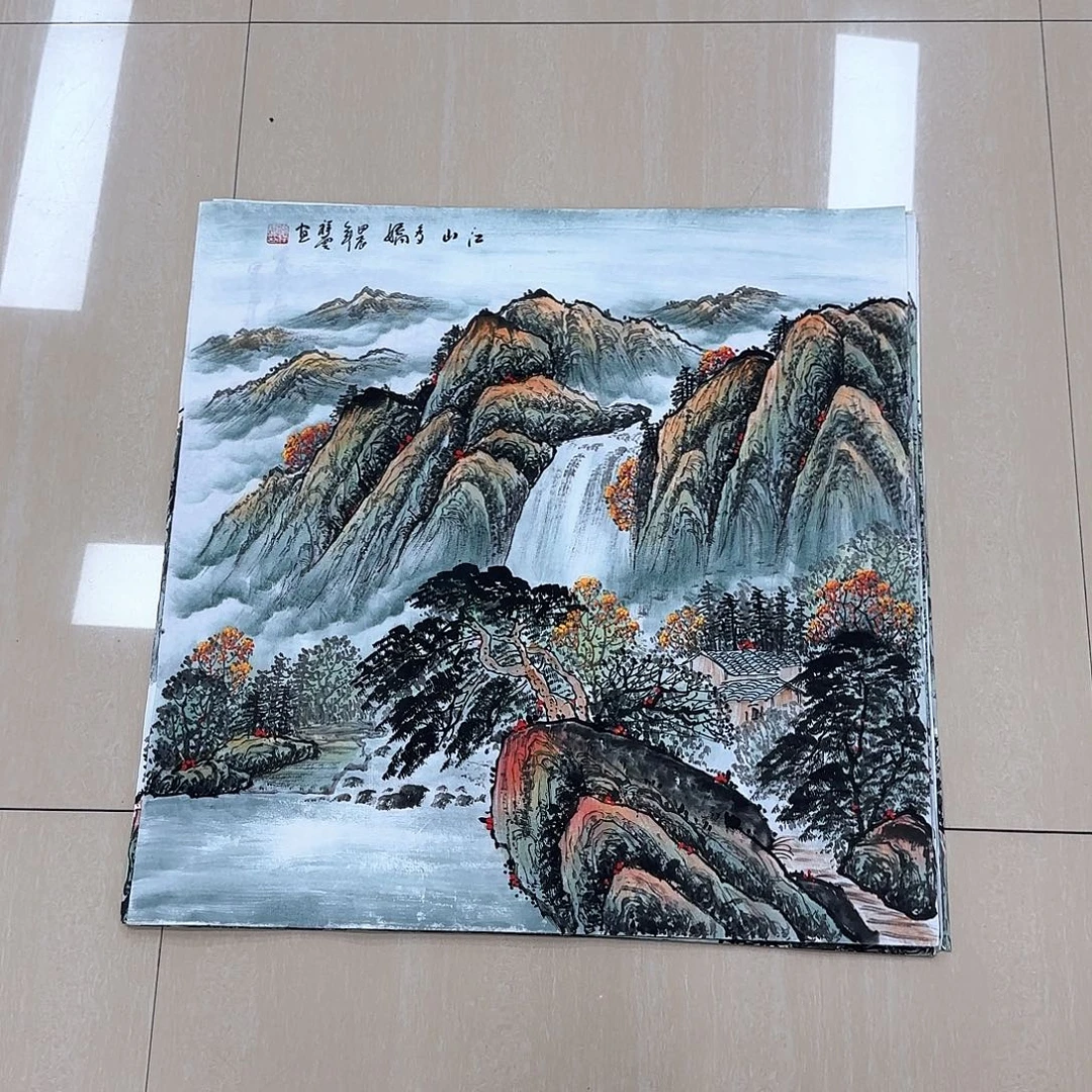 国画国画作品多次