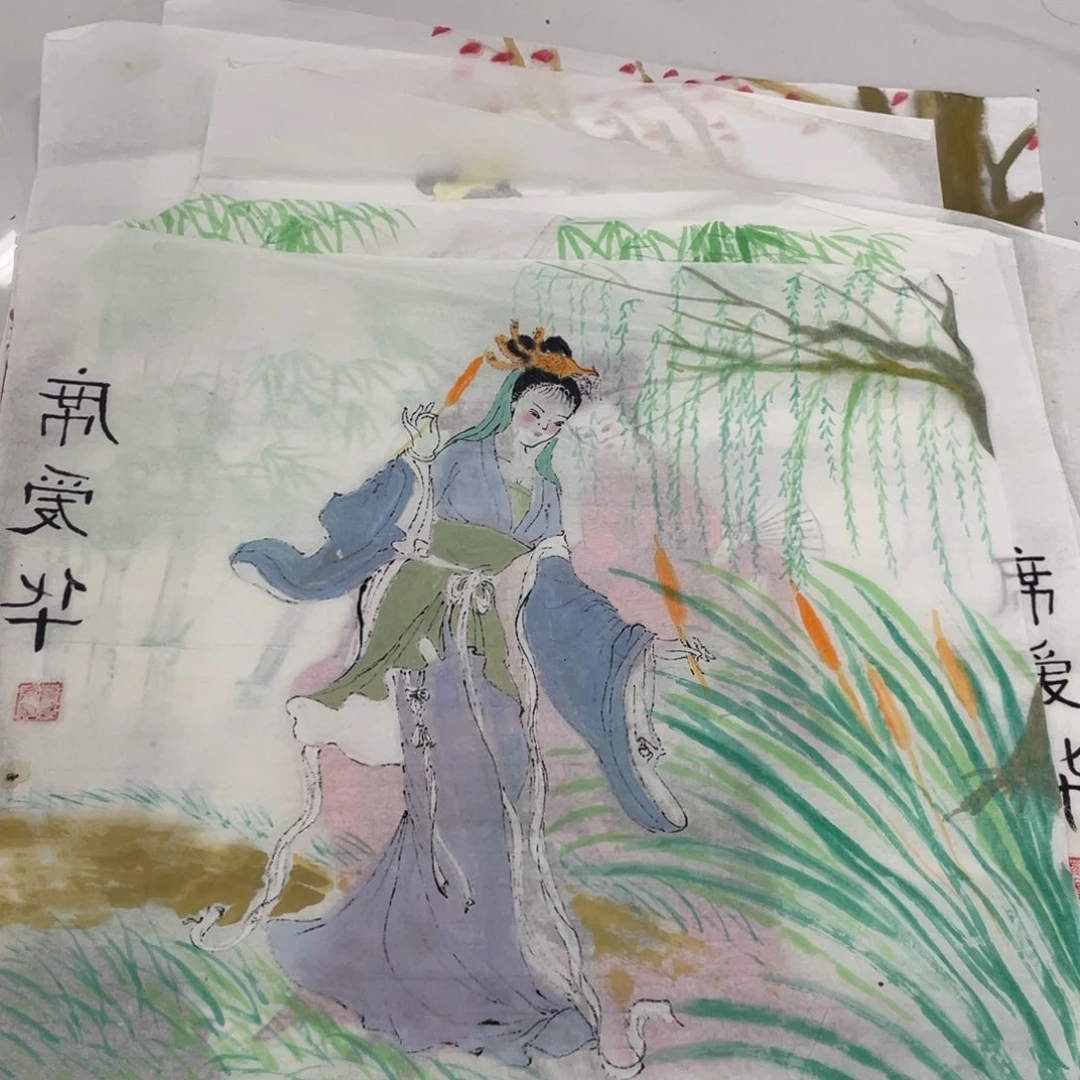 宿***司国画胡小春老师绘画