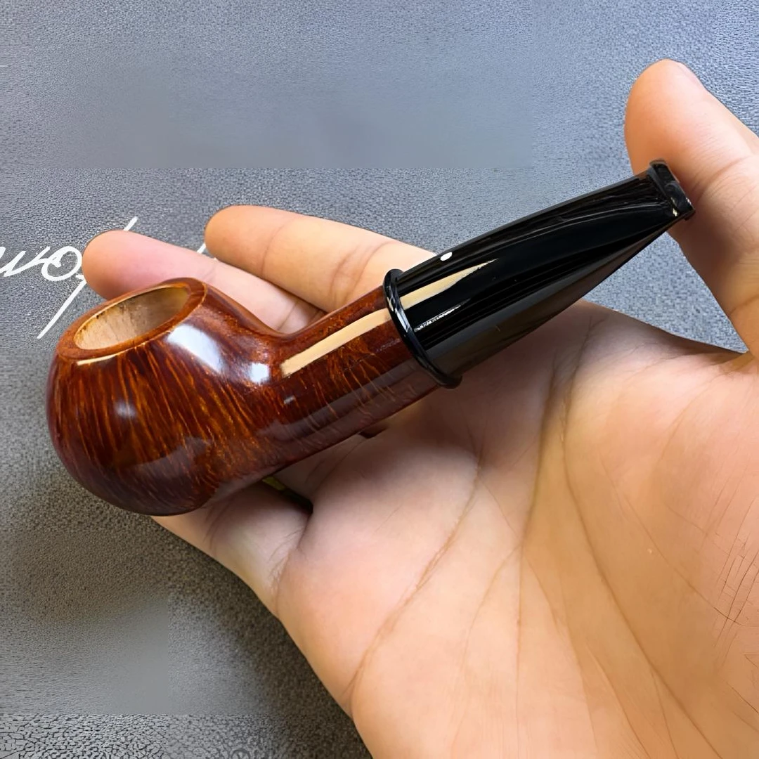 哲派-石楠木经典小白点作家弯斗3毫米孔道硫化胶嘴