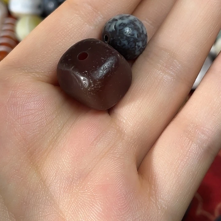 心***蕴玛瑙/玉髓未镶嵌颈饰