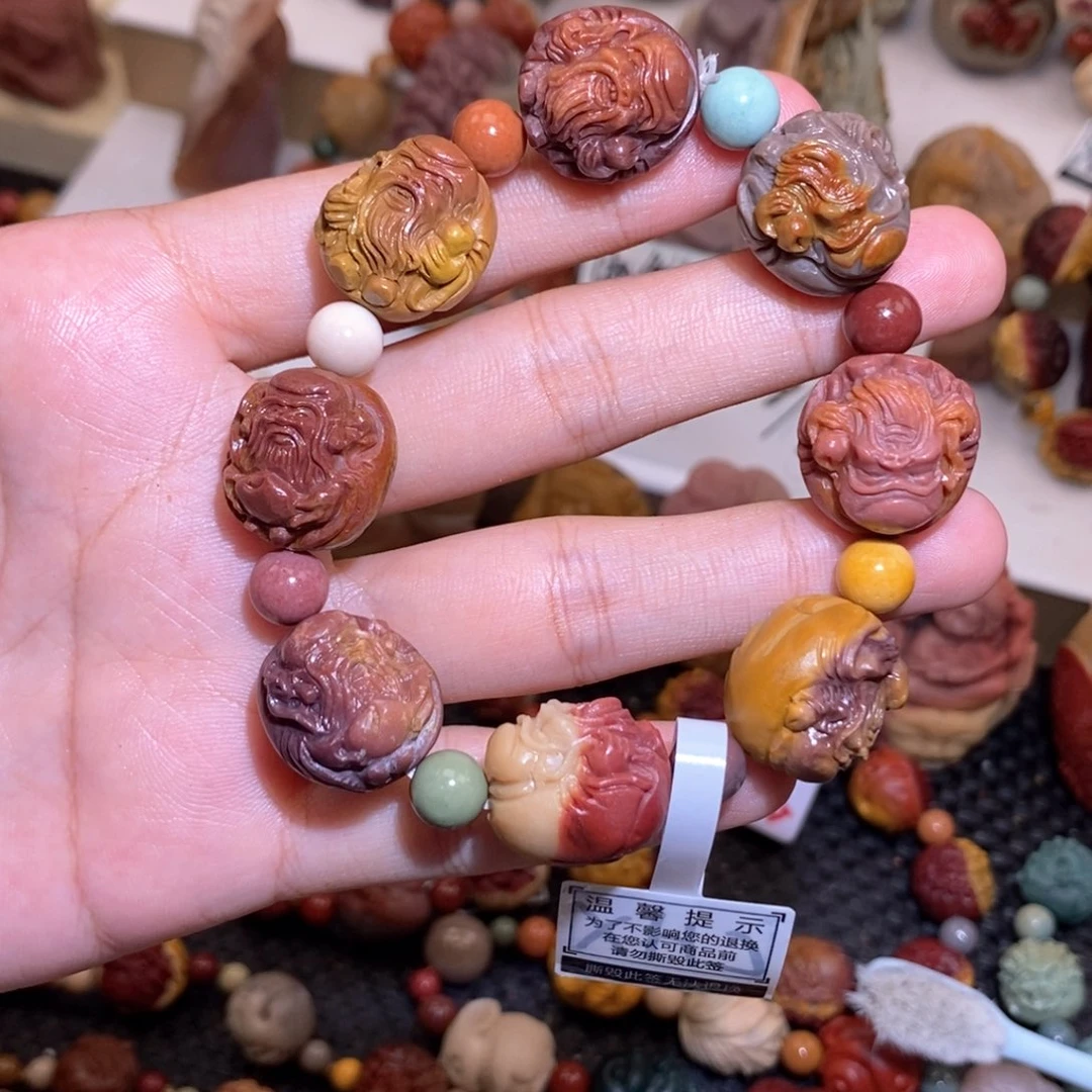 未镶嵌手链石英质玉（阿拉善玉）