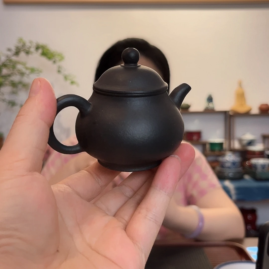 茶杯紫砂紫砂壶悟灰小潘壶