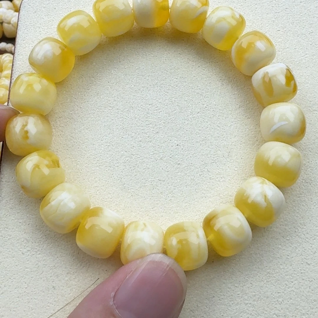 琥珀手链未镶嵌蜜蜡手串