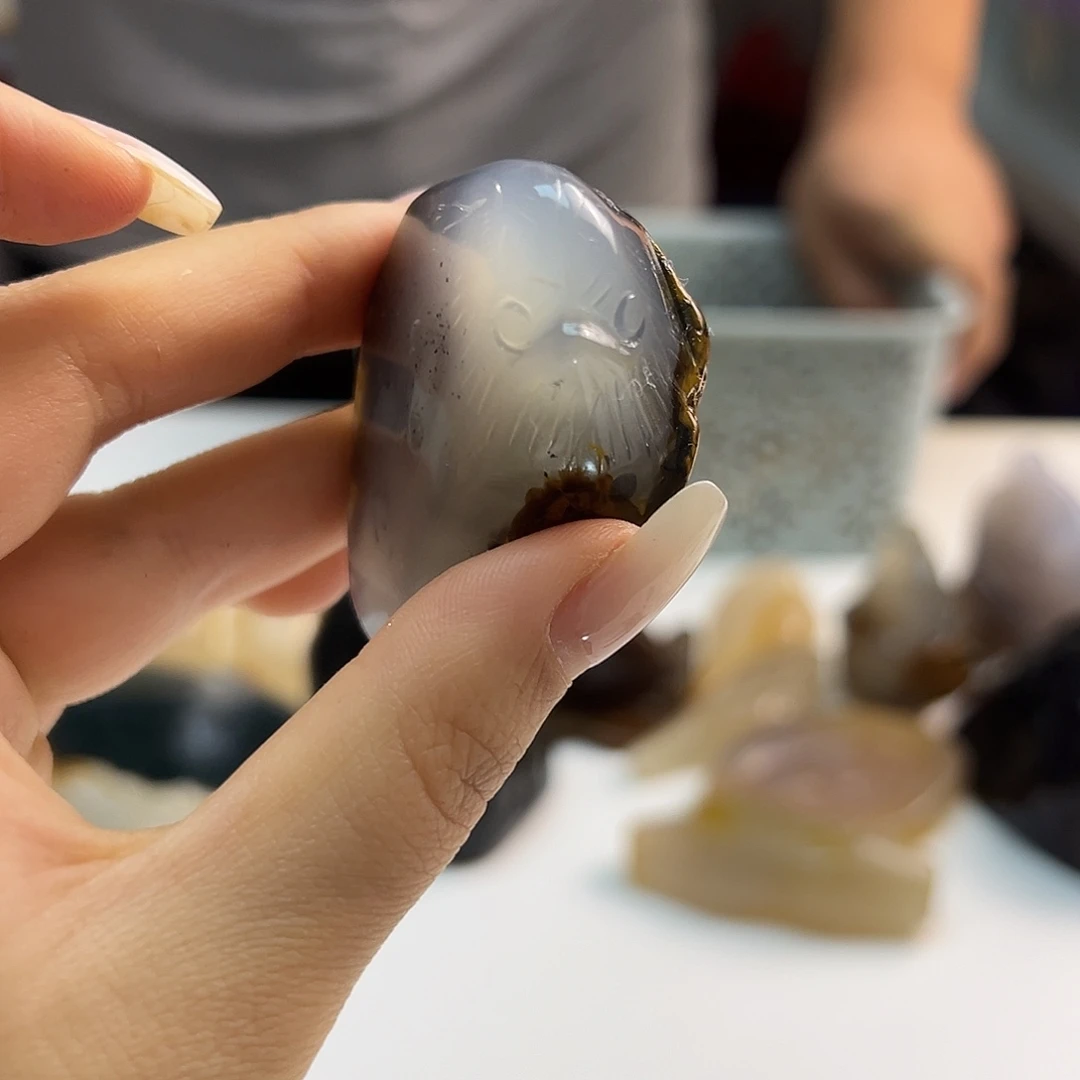 玛瑙/玉髓未镶嵌吊坠(不含链)