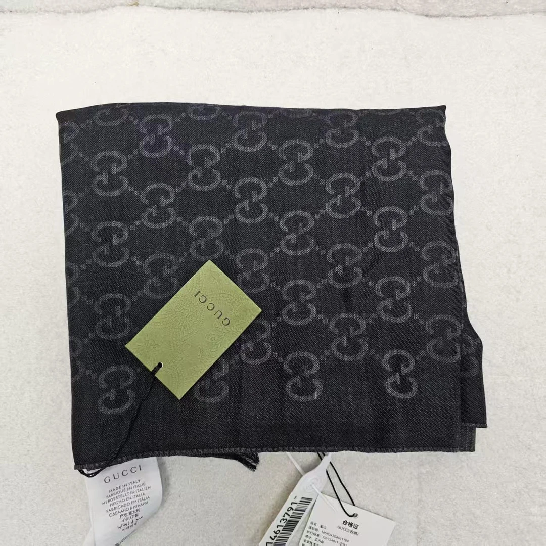 99新 GUCCI/古驰 海囤J/古驰围巾/48＊180/yk150501