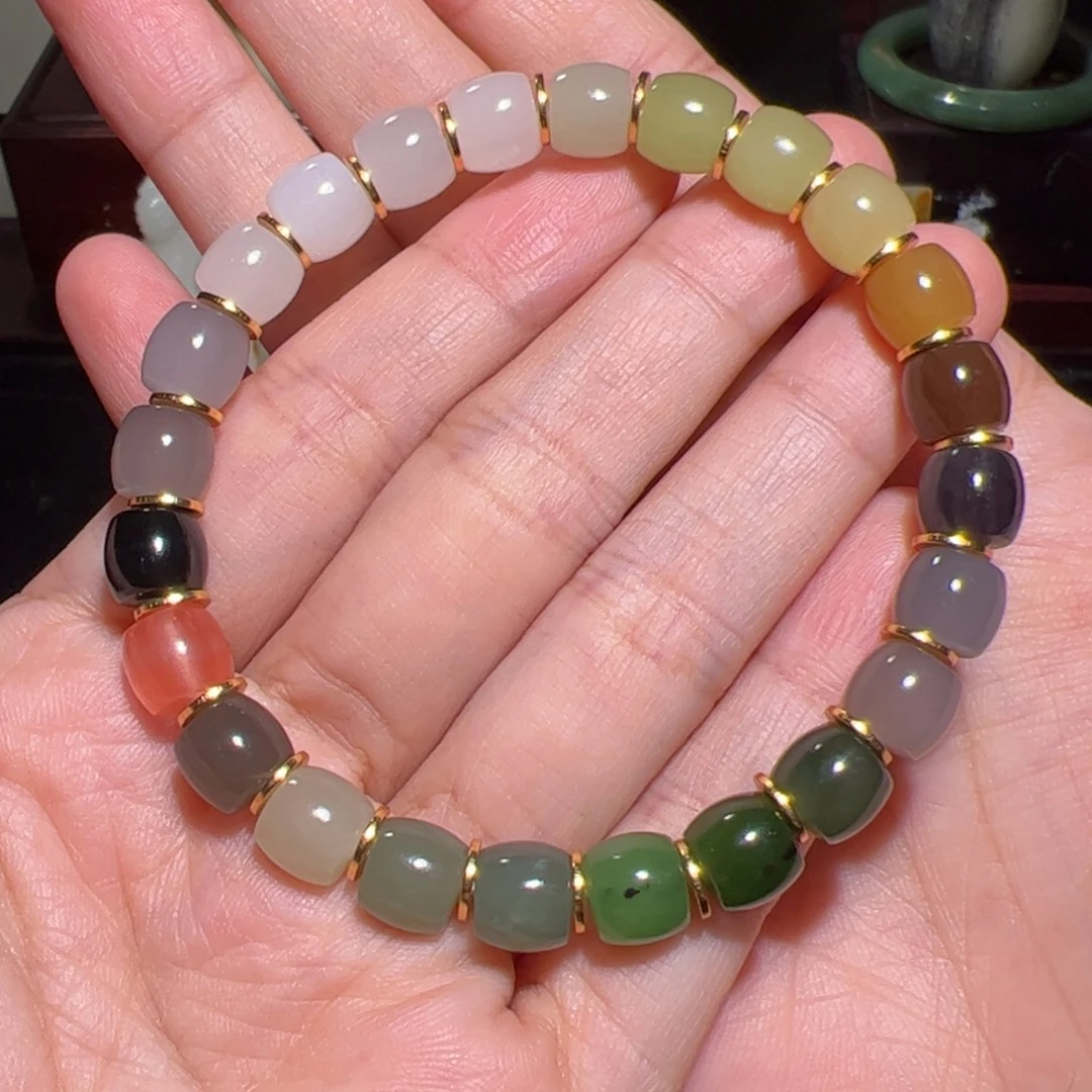 和田玉未镶嵌手串