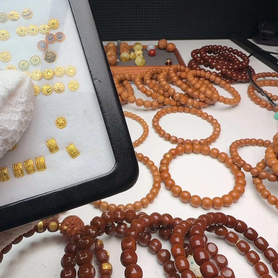 一***超手串猴头核桃金标定制不支持退换