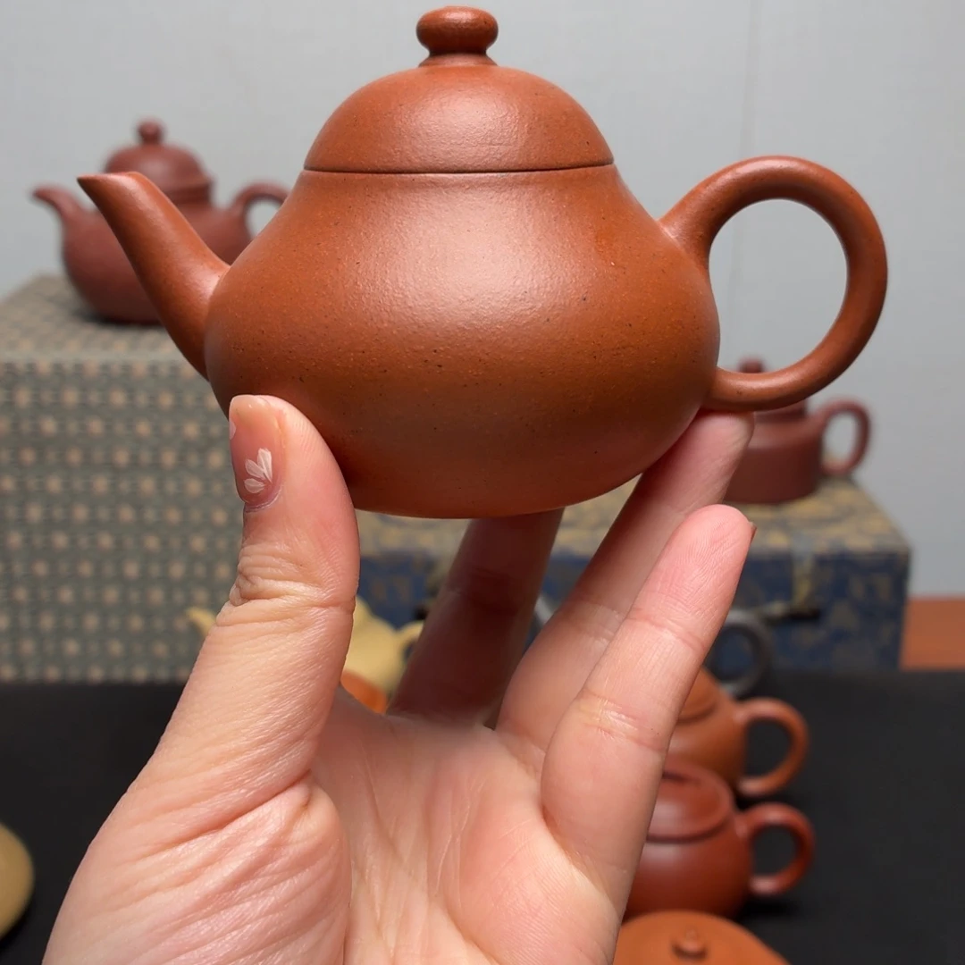 茶壶紫砂全手工梨型
