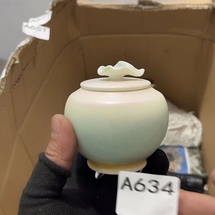 瓷片茶摆件工艺品摆件666