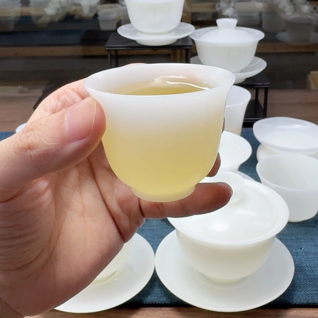 薄胎素烧璞玉冰种玉瓷