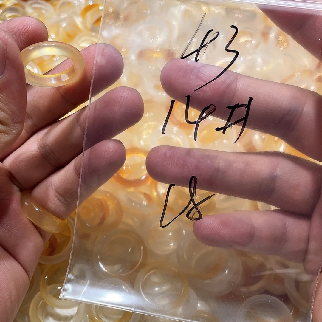 玛瑙/玉髓戒指未镶嵌43