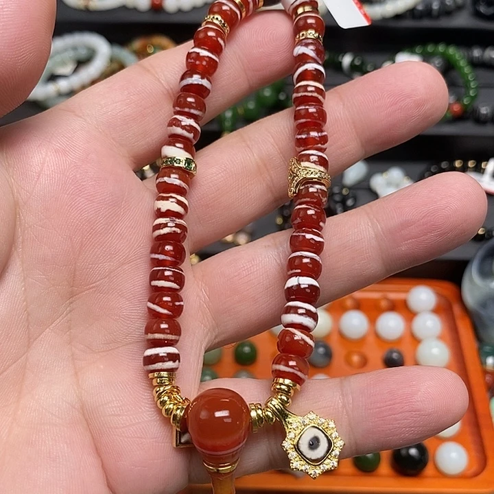 玛瑙/玉髓未镶嵌手链