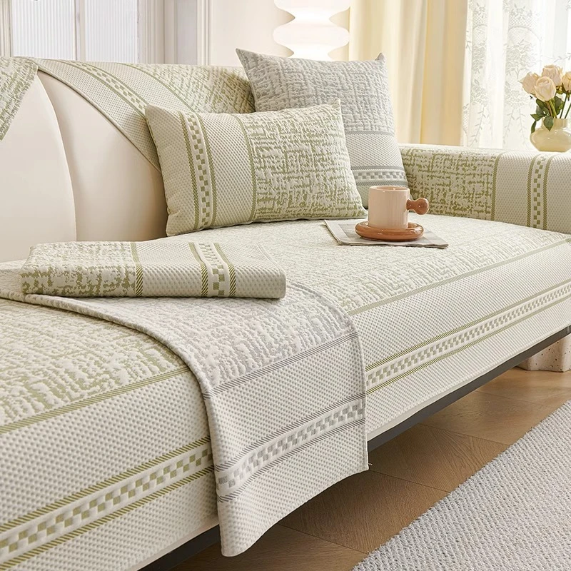 太空棉麻高档四季通用2025新款高级感坐垫子固定防滑沙发套罩盖布