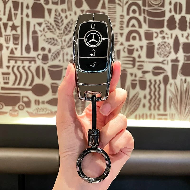 2025款奔驰GLE350钥匙套20-25款GLS450/GLE450汽车专用高端包壳扣