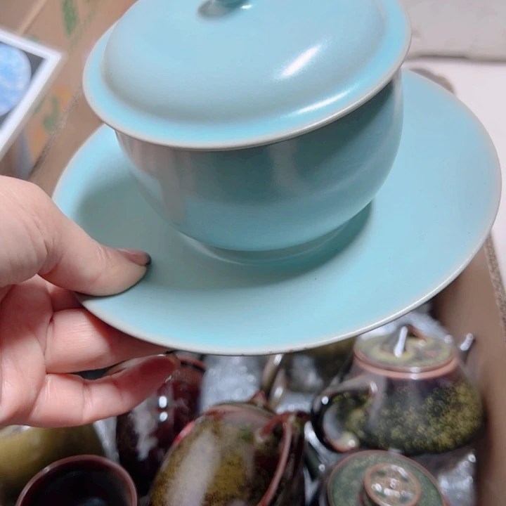 杯汝瓷原产地生产瑕品