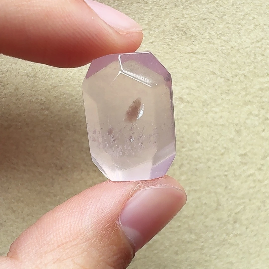 未镶嵌水晶颈饰打孔定制不退换粉水