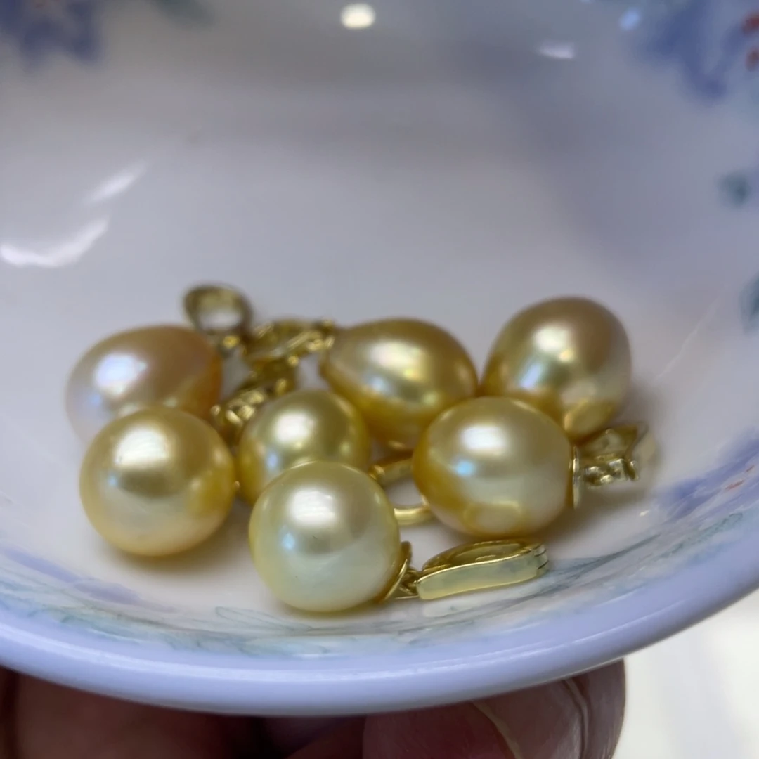 银S925镶嵌颈饰海水珍珠