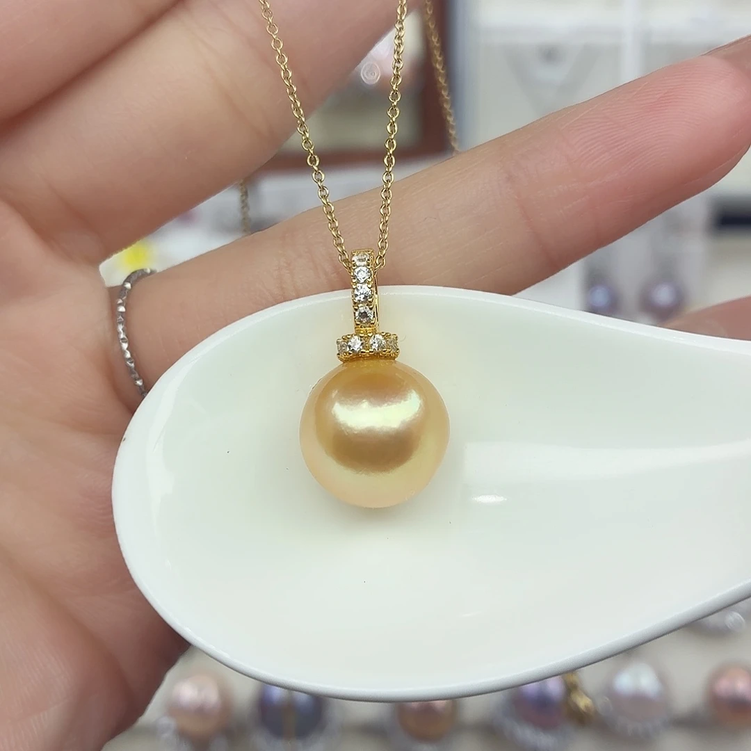 淡水珍珠颈饰合金F