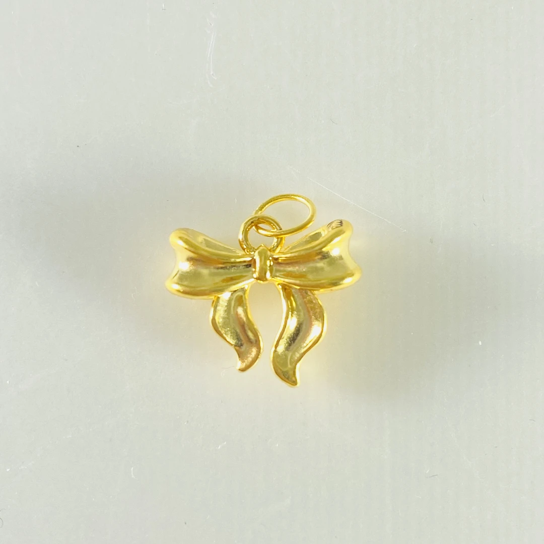 足金999 黄金蝴蝶结