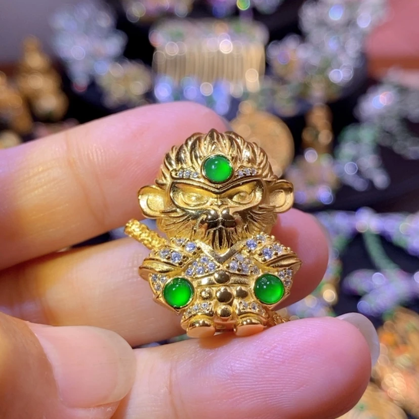 【闪购商品】银S925镶嵌挂件翡翠