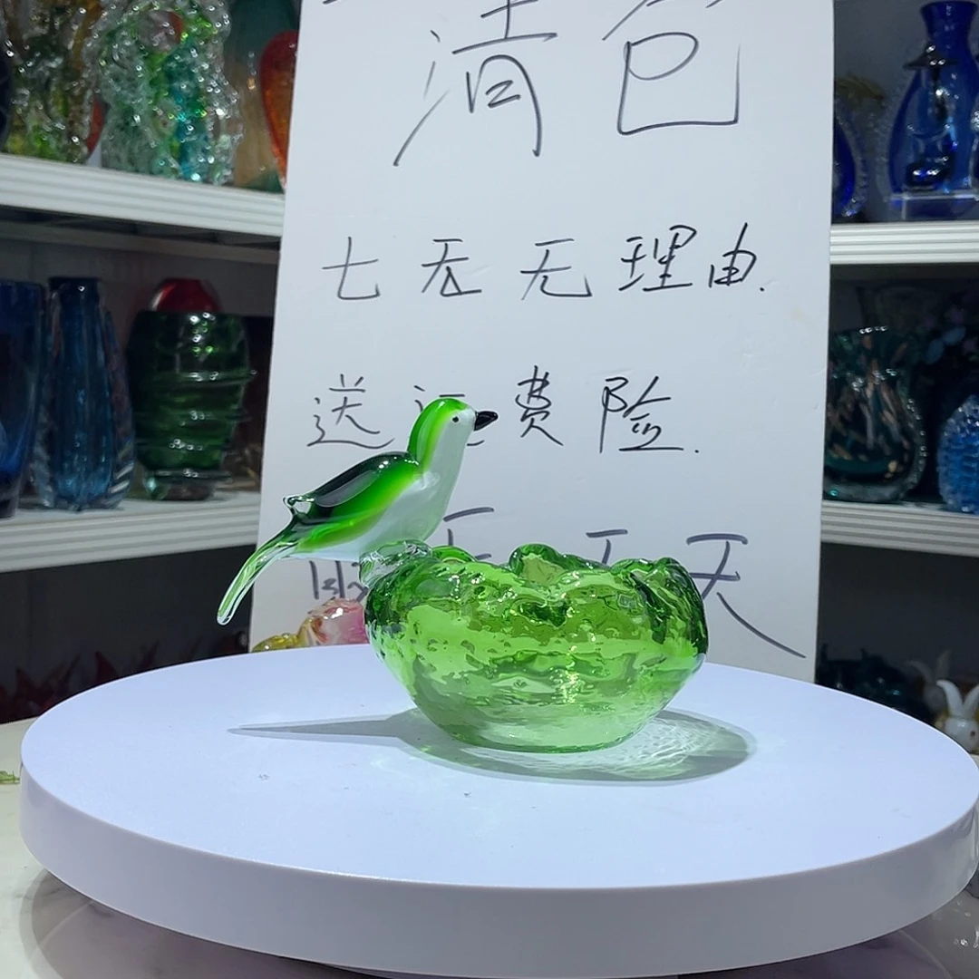 琉璃淄博琉璃，手工果盘