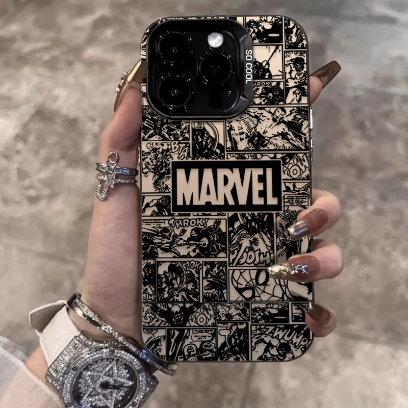 蜘蛛侠适用苹果16promax手机壳iPhone15创意14保护套17新款12漫画