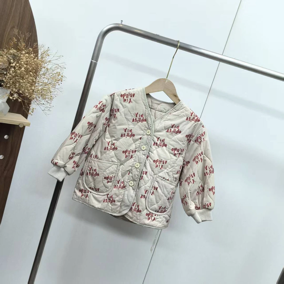 【W815】米色棉服外套B5-8