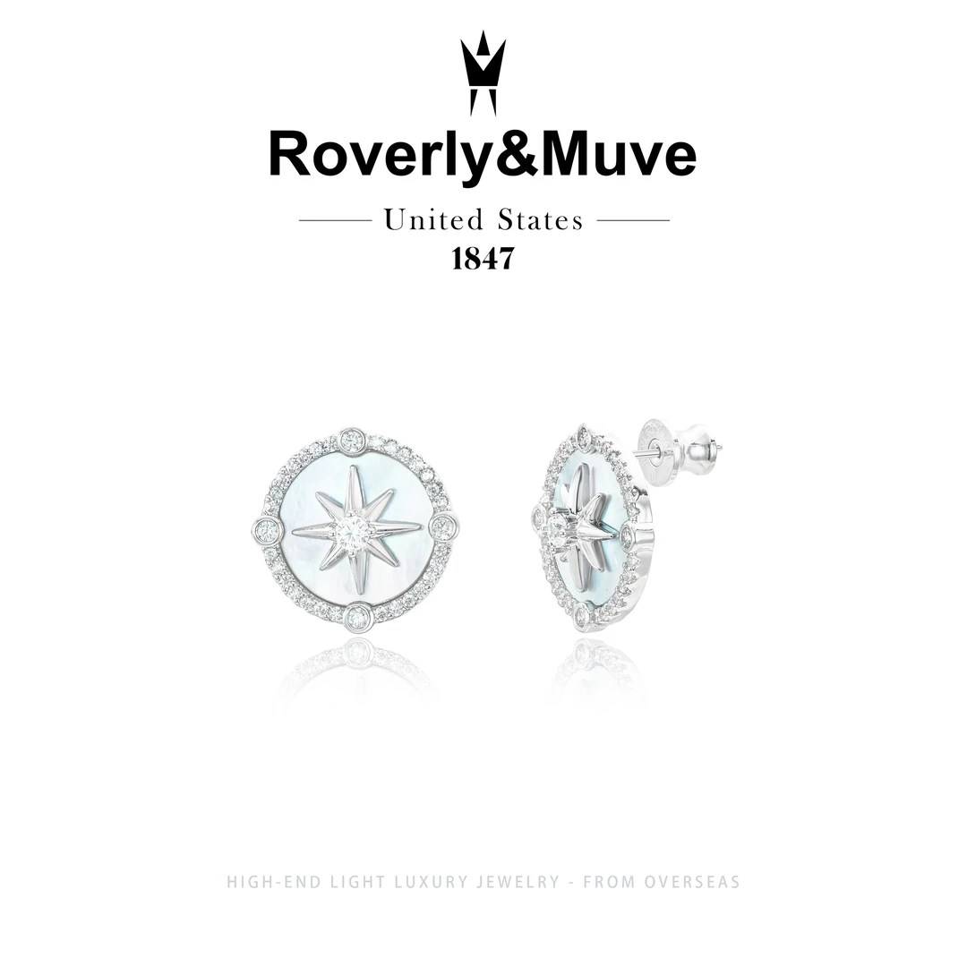 【星空芒星】Roverly Muve设计师款轻奢耳钉F2646