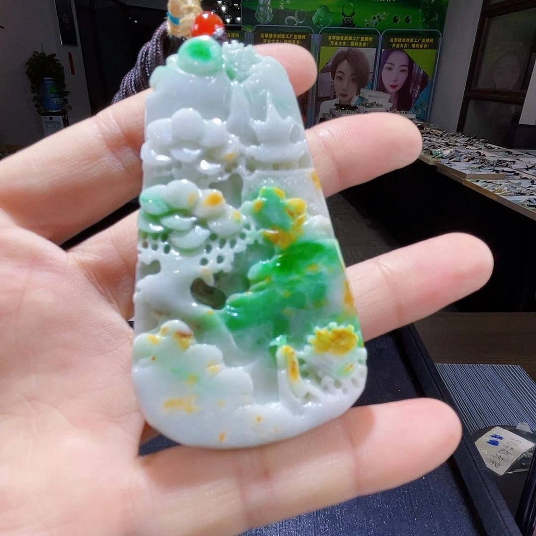 颈饰未镶嵌翡翠一