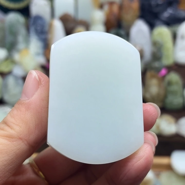 和田玉银S925镶嵌颈饰