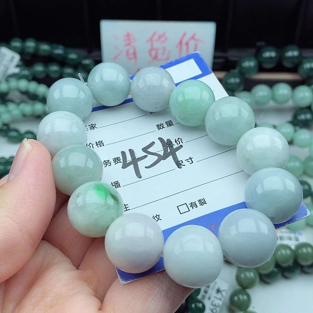 翡翠毛衣链未镶嵌