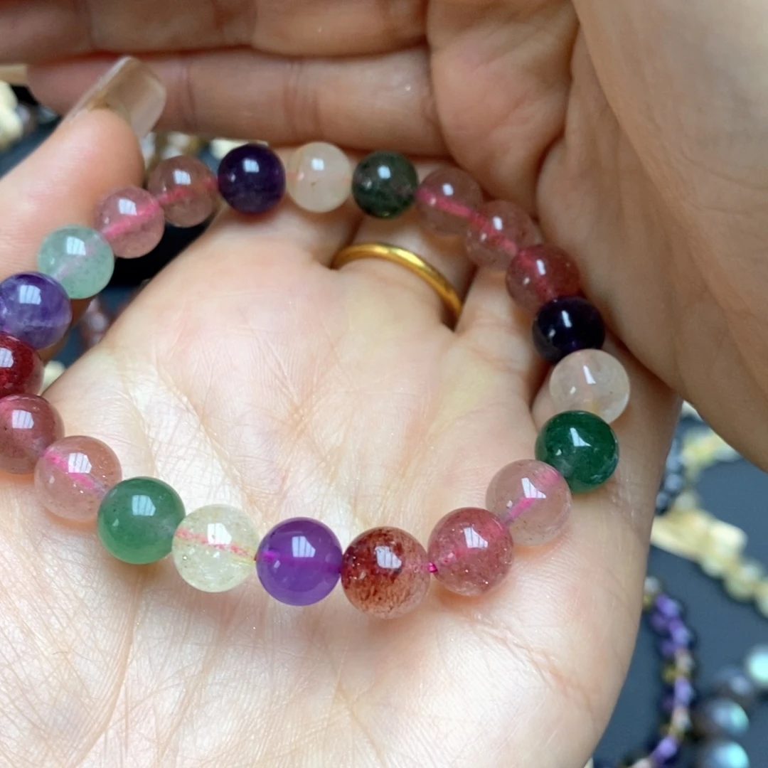 水晶手链未镶嵌草莓晶