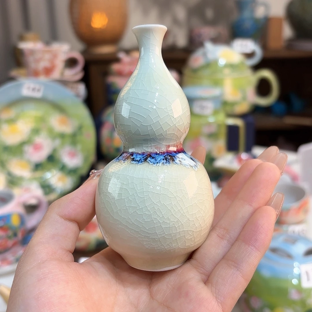 景德镇手绘高温釉下彩陶瓷茶具